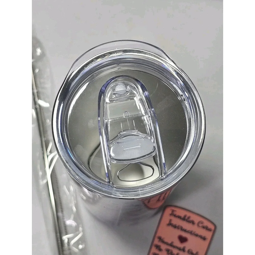 Horse Equestrian Animal Print Flowers Fun 20oz Stainless Steel Skinny Tumbler